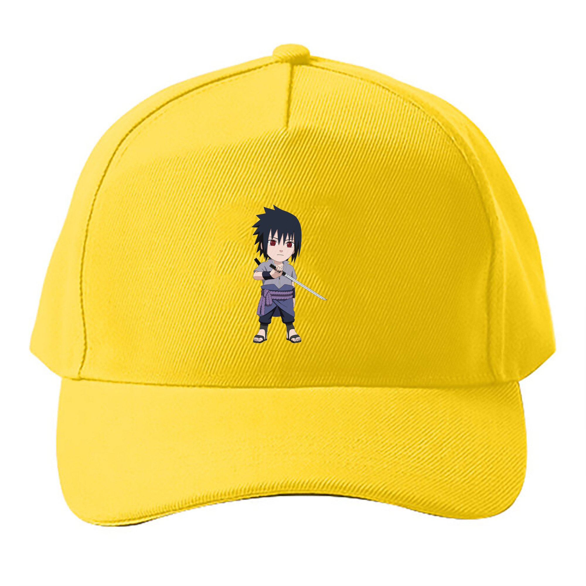 （画像用） NARUTO -ナルト- うちは サスケ Uchiha Sasuke ベースボールキャップ 綿100％ 男女兼用 帽子 スポーツ
